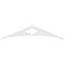 Ekena Millwork Pitch Turner Architectural Grade PVC Gable Pediment, 36"W x 7 1/2"H x 1"P (5/12) GPP036X008X100TUR - alternate 3